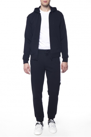 Bluza dresowa z kapturem ściąganym trokami, zdjęcie 2 Bluza dresowa z kapturem ściąganym trokami od Emporio Armani